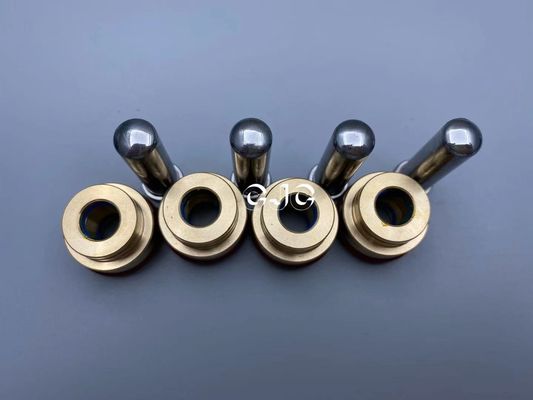 Silbernes hydraulisches Material Pilot-Valve Pusher Coppers NBR für Bagger