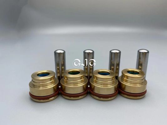 Silbernes hydraulisches Material Pilot-Valve Pusher Coppers NBR für Bagger