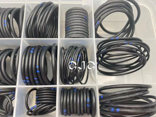 Gummimaterial der dichtungs-O Ring Assortment Bausatz FKM FPM für Kobelco