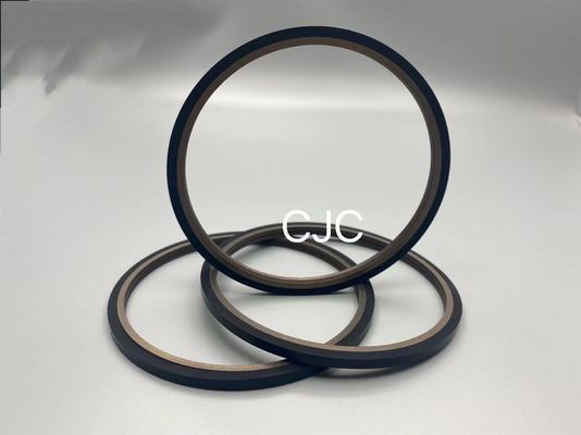 Bagger Hydraulic Bronze Piston Rod Seals Oil Resistance SPN PTFE